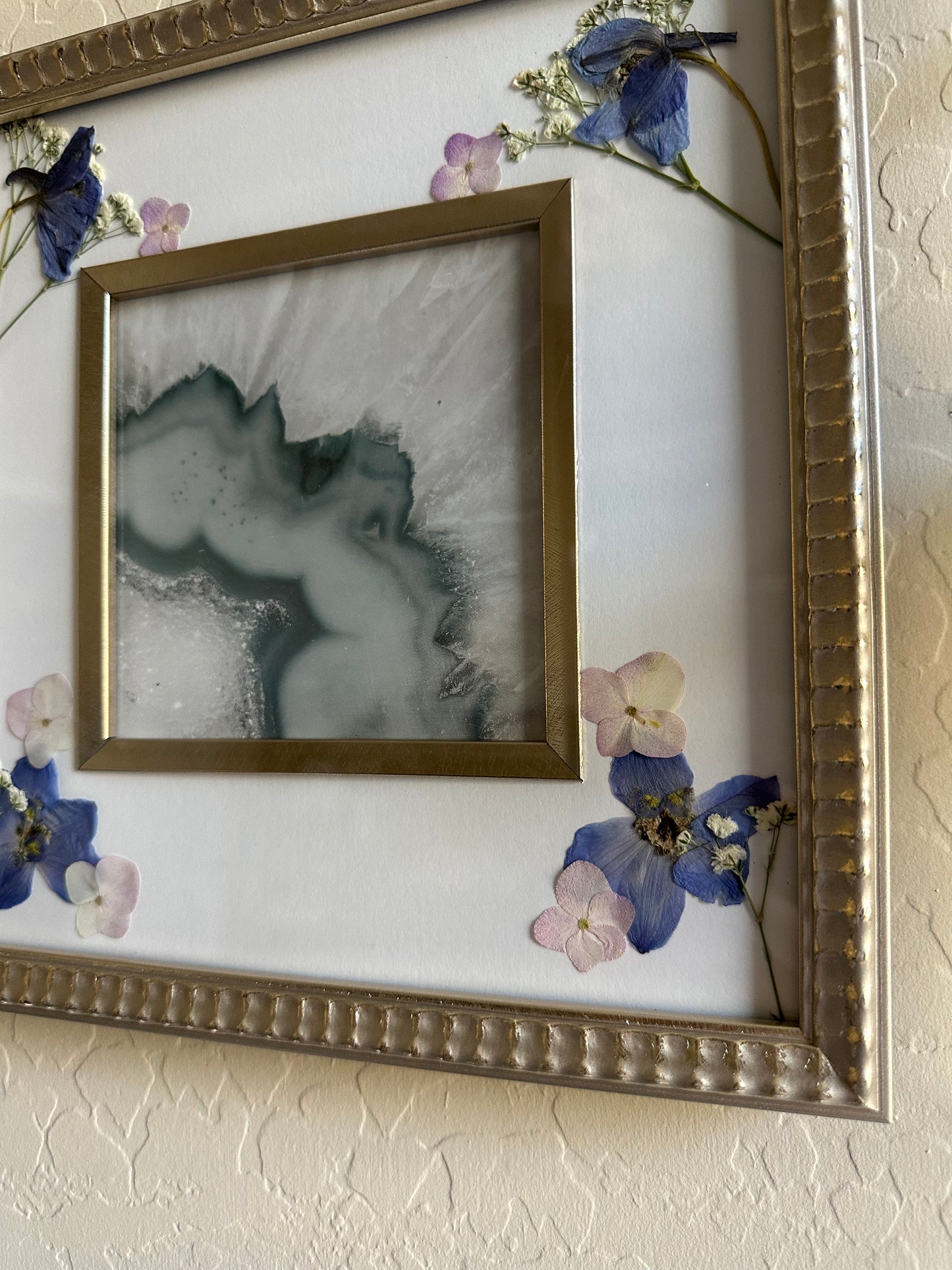 Hydrangea + Delphinium